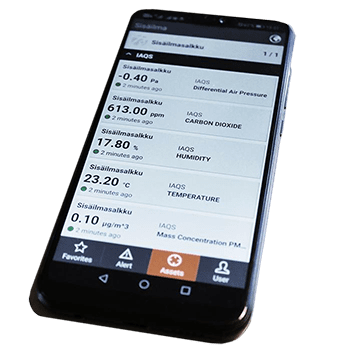 FeelPlace Data Service mobiel toestel
